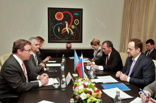 Russian Minister of Natural Resources and Ecology Sergei Donskoi held talks with Achim Steiner, the Executive Director of the United Nations Environment Programme (UNEP)