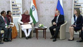 Беседа Путина с Премьер-министром Индии Моди  
