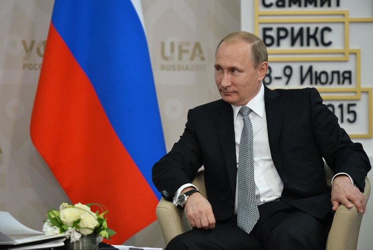 Беседа Президента Российской Федерации Владимира Путина с Президентом ЮАР Джейкобом Зумой