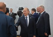 Встреча Президента Российской Федерации Владимира Путина с представителями профсоюзных объединений стран БРИКС