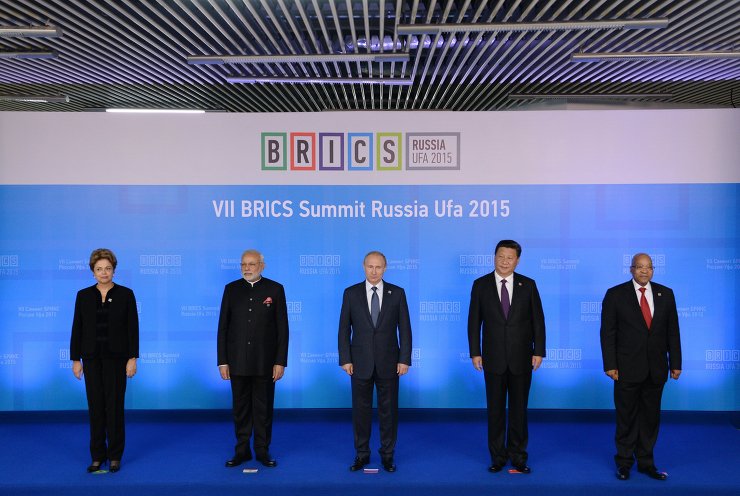 Group photograph of BRICS leaders