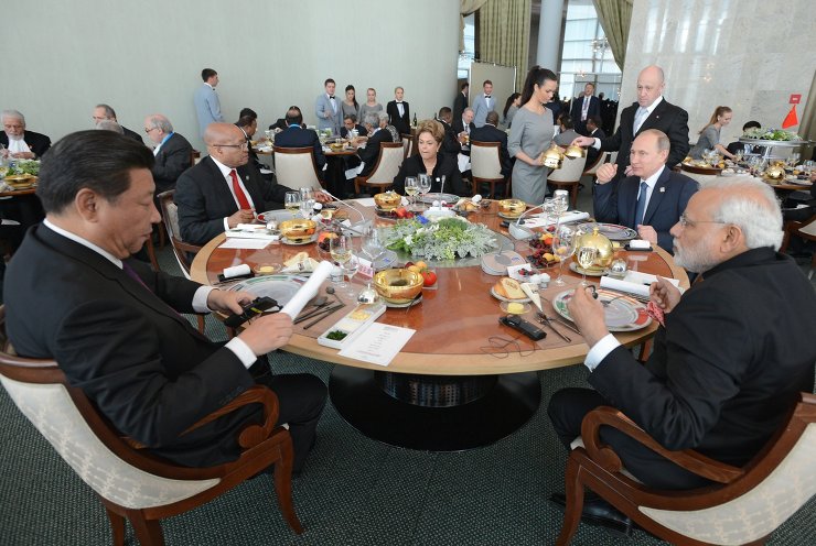BRICS leaders limited attendance working breakfast