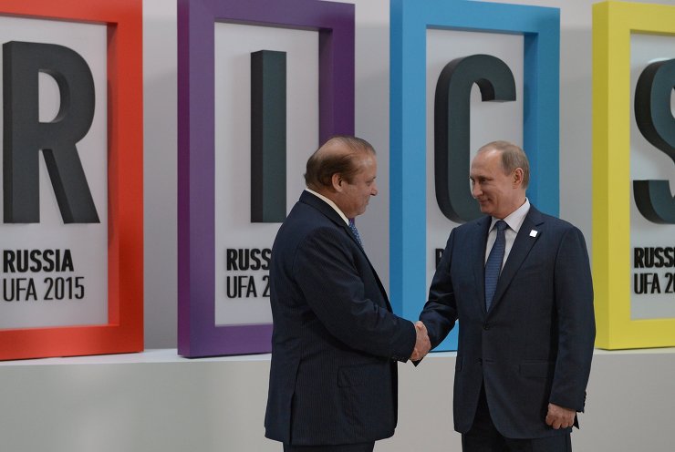 Церемония приветствия Президентом Российской Федерации Владимиром Путиным лидеров приглашенных государств